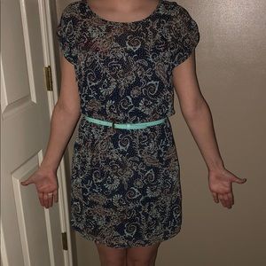 Paisley patterned dress